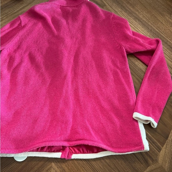 Pink Ugly Christmas Button Up Christmas Sweater - Picture 6 of 8